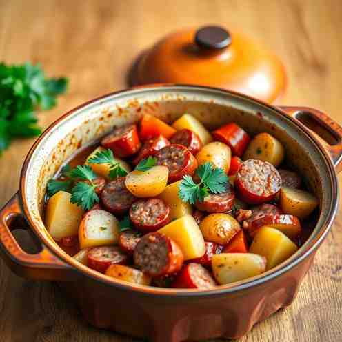 Paprikás Krumpli - Easy One-Pot Recipe with Paprika & Sausage